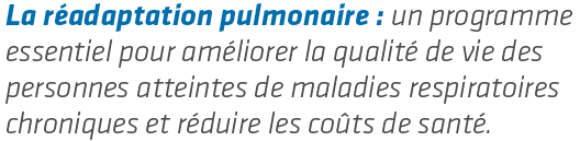 La radaptation pulmonaire
